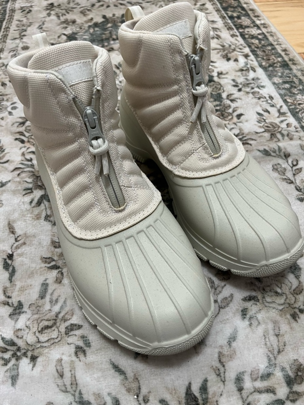 Sperry Weatherproof Duck Float Zip Up Boots - Women’s Size 9